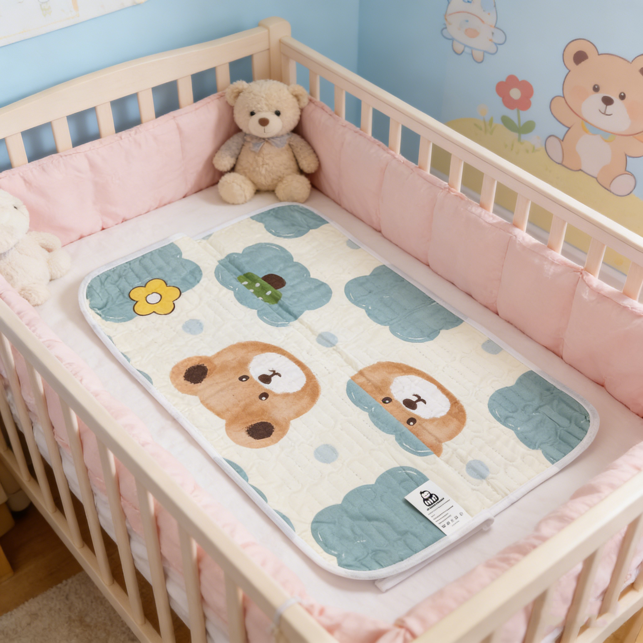 hhf hi hide friends Baby changing mats, Waterproof Diaper Change Liners for Baby, Leakproof Quick Drying Pads, Portable Diaper Changing Mat for Travel, Reusable Incontinence Underpads Protectors