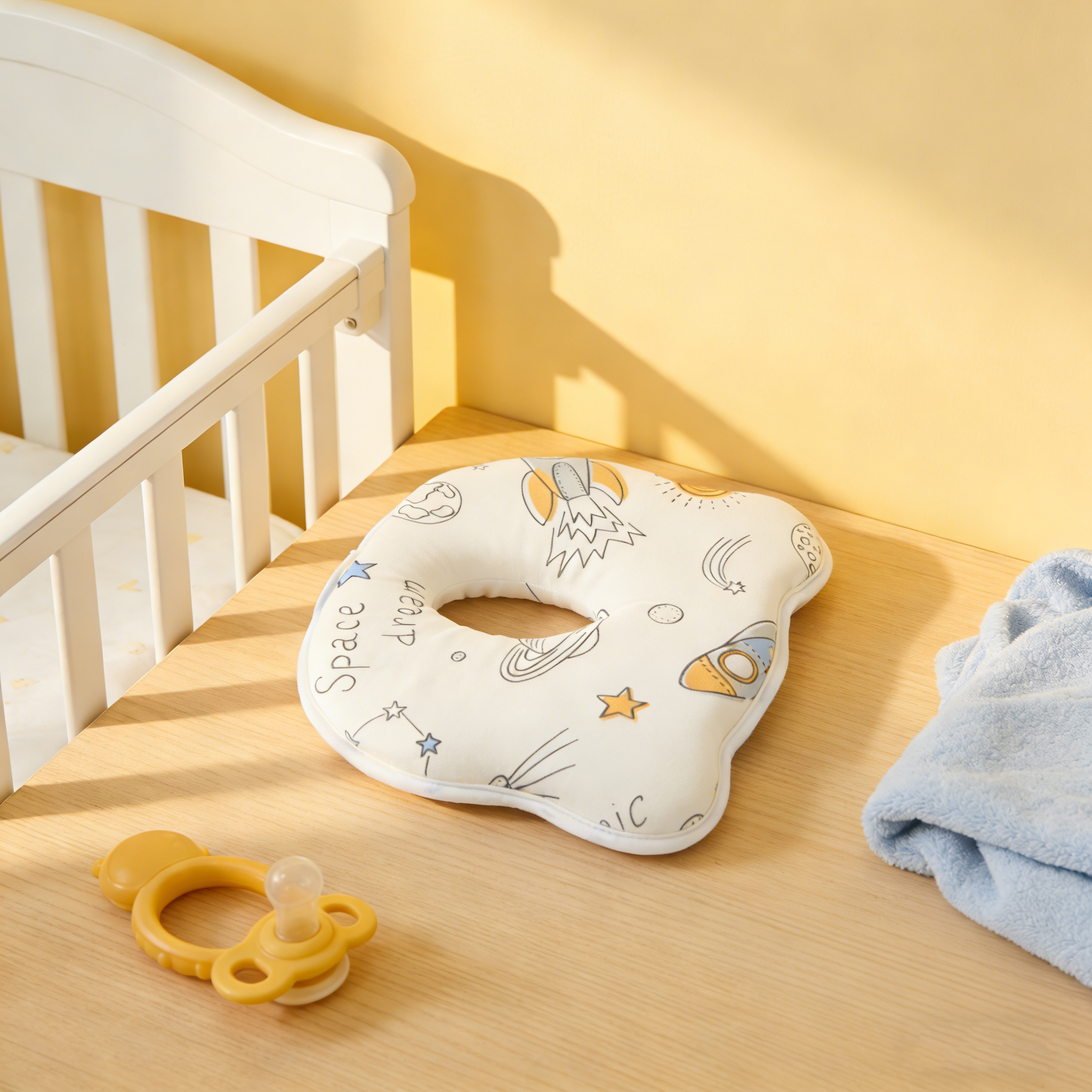 hhf hi hide friends Baby head supportcushions , Soft Infant Head Support with Organic Cotton Cover, Breathable Ergonomic Baby Neck Support for Car Seat, Stroller & Bassinet