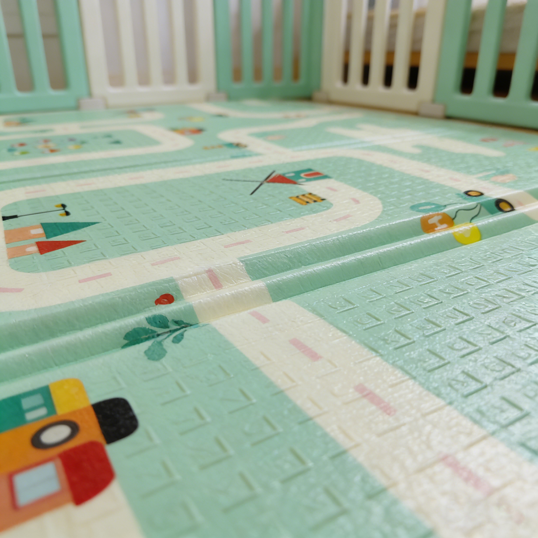 hhf hi hide friends Mats for infant playpens Perfect for Foldable Baby Foam Playmat for Floor, Portable Waterproof Activity PlayMats for Babies, Infants and Toddlers